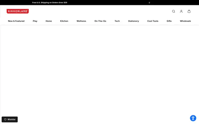 Kikkerland Art & Craft Shopify homepage screenshot