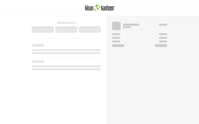 Klean Kanteen Outdoor Shopify homepage screenshot