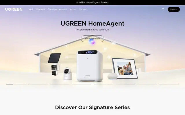 UGREEN Electronics Shopify homepage screenshot